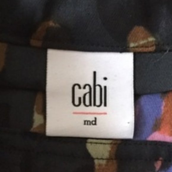 Cabi 3143 Sabine Watercolor Sheer Blouse Medium EUC - Picture 6 of 6